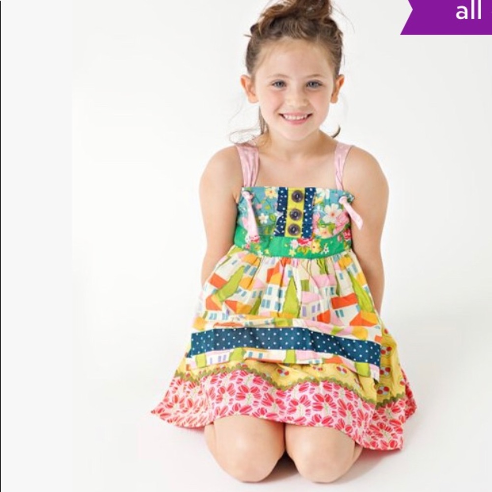 Matilda Jane Yellow Perry Inn Knot dress